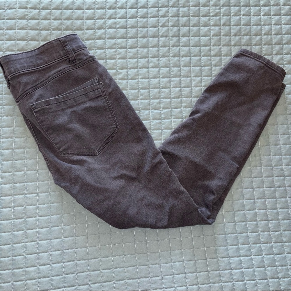 Democracy Ab Technology Skinny Pants Womens Size 6 Stretch Mid Rise Gray -(J09A)